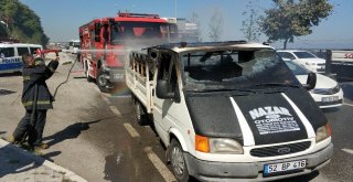 Sigara İzmariti Seyir Halindeki Kamyoneti Yaktı