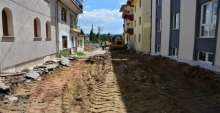 Gediz Belediyesinin Beton Parke Ve Bordür Yapım Çalışmaları