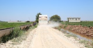 Haliliyede Kırsal Mahallelerin Yol Çalışmaları Sürüyor