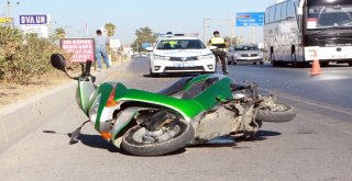 Çalıntı Motosikletle Kaza Yaptı, 40 Metre Sürüklendi