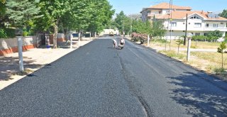 Gölbaşı Hastane Caddesi Asfaltlanıyor