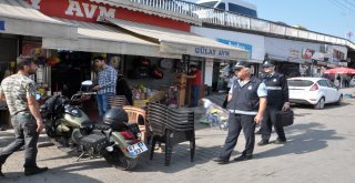 Zonguldakta Kaldırım İşgali Operasyonu