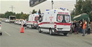 Eskişehirde Trafik Kazası; 2 Yaralı