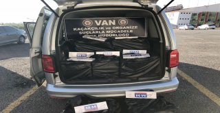 Vanda 9 Bin Paket Kaçak Sigara Ele Geçirildi