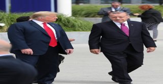 Erdoğan Ve Trump Aile Fotoğrafına Birlikte Geldi