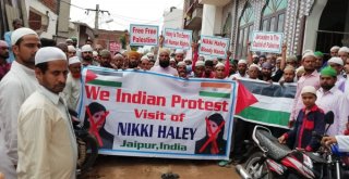 Nikki Haleyin Hindistan Ziyareti Protesto Edildi