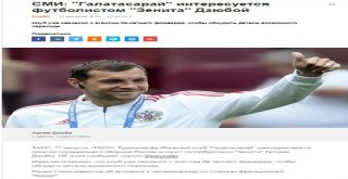 Galatasarayın Dzyuba Transferi İddiaları Rus Basınında