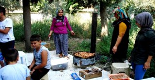 Sarıgölde Kuran Kursunu Bitiren Çocuklara Mangal Keyfi