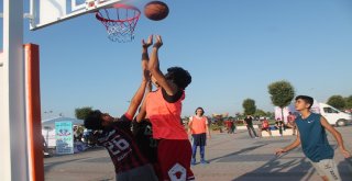 Yalovada Sokak Basketbolu Heyecanı