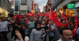 Giresunda 15 Temmuz İçin Yürüdüler