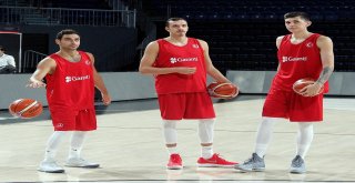 A Milli Erkek Basketbol Takımı, Karadağ Maçı Hazırlıklarına Başladı