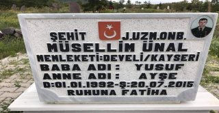 Şehit Müsellim Ünalın İsmi Okula Verildi