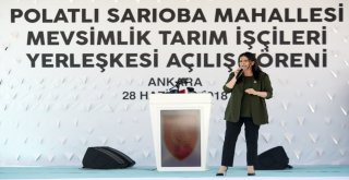 Polatlı Sarıoba Mahallesi Mevsimlik Tarım İşçileri Yerleşkesinin Açılış Töreni Gerçekleştirildi