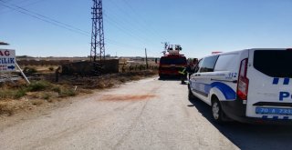 Tutuşan Kuru Otlar Trafo Merkezine Sıçramadan Söndürüldü