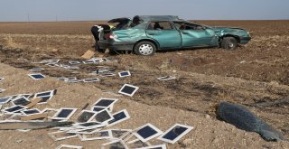 Lastiği Patlayan Otomobil Takla Attı: 5 Yaralı