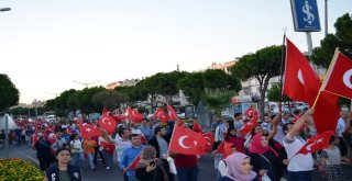 Didim 15 Temmuz  Gecesini Ayakta Geçirdi