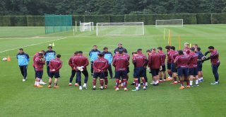 Trabzonspor Yağmur Altında Çalıştı