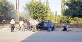 Seyir Halindeki Araç Yandı