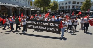 Antalyada Çocuk İstismarı Protesto Edildi