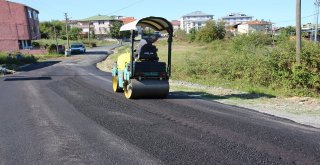 Akçakocada Asfalt Çalışmaları Sürüyor