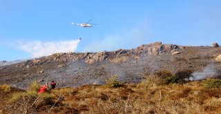 2 Uçak, 1 Helikopter Bodrumdaki Yangını Güçlükle Söndürdü