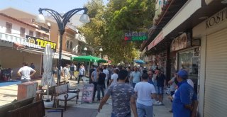 Kuşadasında Esnaf Kepenk İndirip, Yolu Kapattı