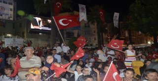 Denizlide On Binler 15 Temmuz Coşkusu Yaşadı