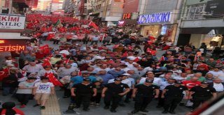 Giresunda 15 Temmuz İçin Yürüdüler