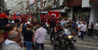 Trabzonda 15 Temmuz Yürüyüşü