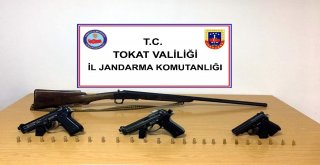 Tokat Jandarmasından Ruhsatsız Silah Operasyonu