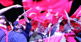 Karaman,15 Temmuz İçin Tek Yürek Oldu