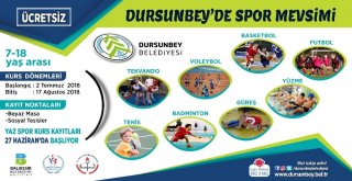 Dursunbey Belediyesi Yaz Spor Okulları Başlıyor