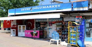 Türk Bayrağı İle ‘Reis Yazısı Asılı Marketi Yakmaya Çalıştılar