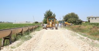 Haliliyede Kırsal Mahallelerin Yol Çalışmaları Sürüyor