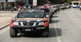 Off-Road Araçları Denizliyi Turladı