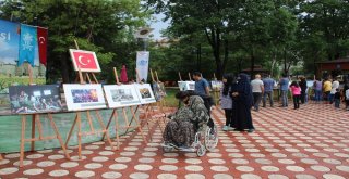 İhlas Haber Ajansı 15 Temmuz Fotoğraf Sergisi Palandökende Açıldı