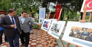 İhlas Haber Ajansı 15 Temmuz Fotoğraf Sergisi Palandökende Açıldı