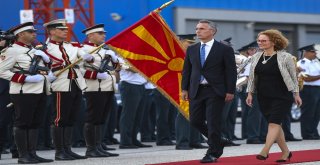 Nato Genel Sekreteri Stoltenberg Makedonyada