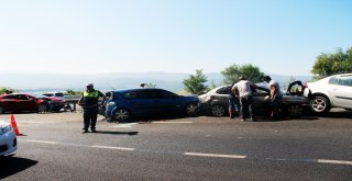 Sakar Geçidinde Rampa Yukarı Zincirleme Kaza