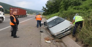 Boluda Trafik Kazası: 2 Yaralı