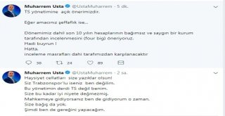 Muharrem Ustadan Sert Açıklama