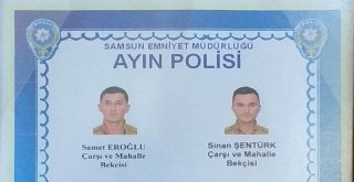 Samsunda 2 Bekçi Ayın Polisi Seçildi