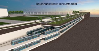 115 Metro Vagonu İçin 2 Katlı Yeraltı Otoparkı