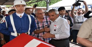 Kazada Şehit Olan Astsubay Boztoprak Çorluda Defnedildi