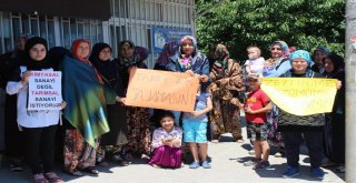 Çed Raporu İçin Gelenleri Mahalleli Yetkilileri Protesto Etti