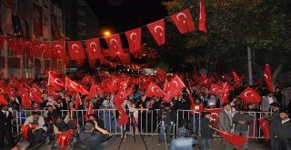 Binlerce Karslı 15 Temmuzun 2İnci Yıl Dönümünde Sokaklara Döküldü