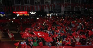 Erzurumda 15 Temmuz Demokrasi Ve Milli Birlik Günü Coşkusu