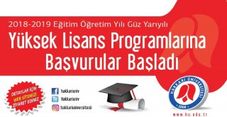 Hakkari Üniversitesinde Lisansüstü Eğitim Başvuruları Başladı