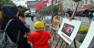 İhanın 15 Temmuzu Anlatan Fotoğrafları Trabzonda İlgiyle İzlendi