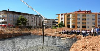 Vali Kaban Cami Temel Atma Törenine Katıldı